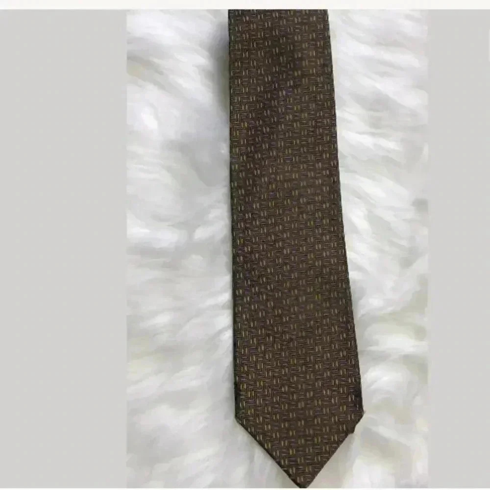 ☀️ 4/$25 Sale Robert Talbott Silk Tie Herringbone